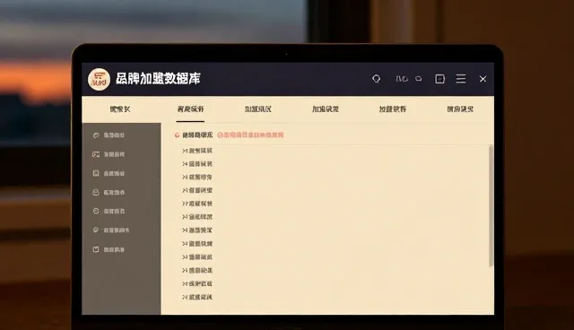 加盟误区:如何正确理解品牌加盟数据库的使用场景